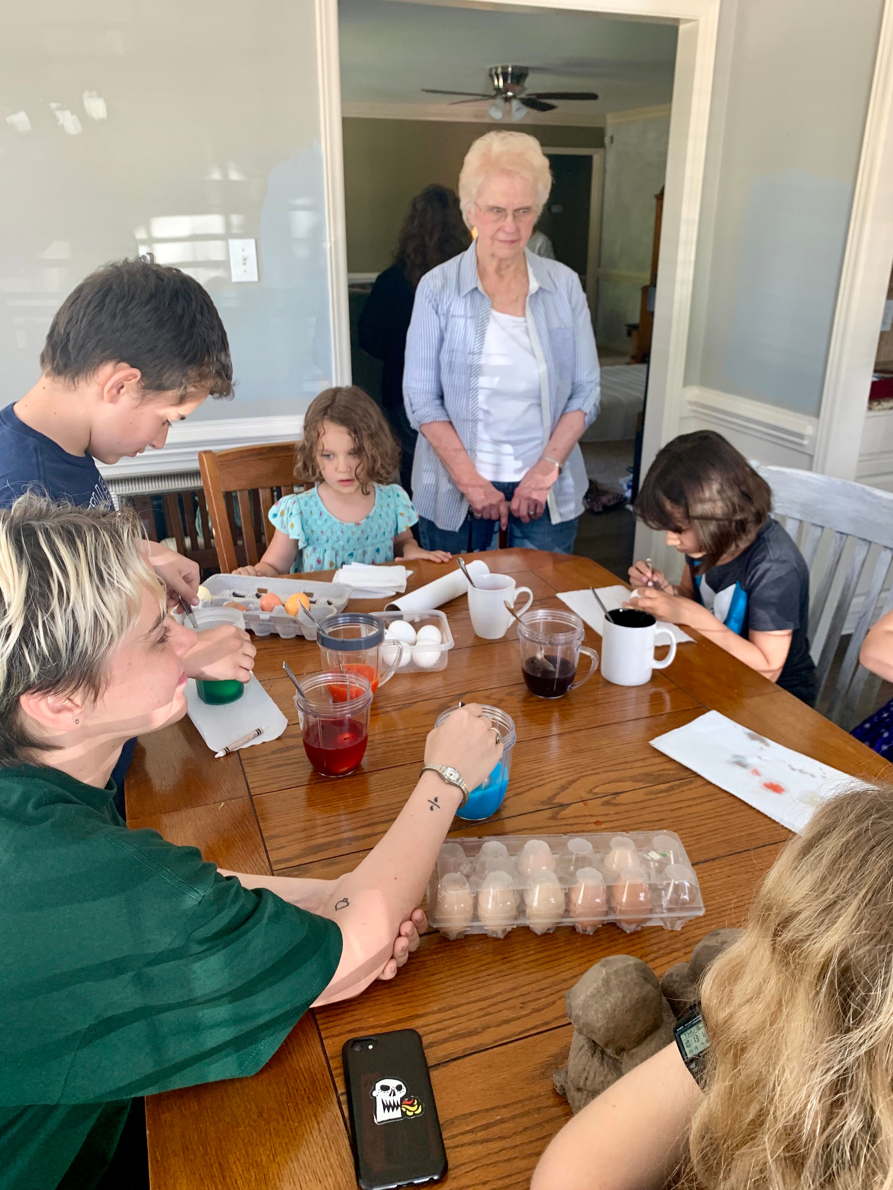 Egg dying